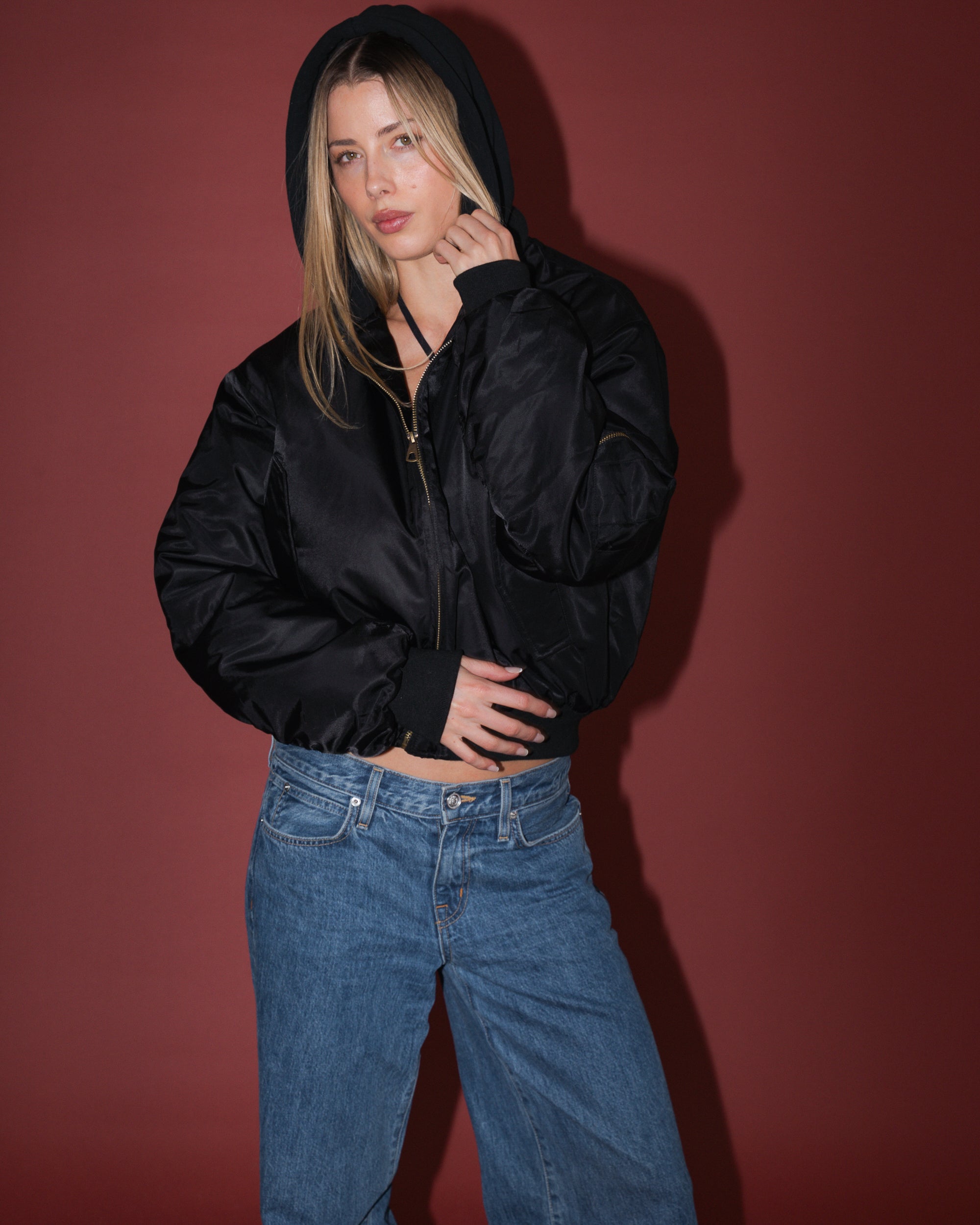 Roma Termini Hooded Bomber