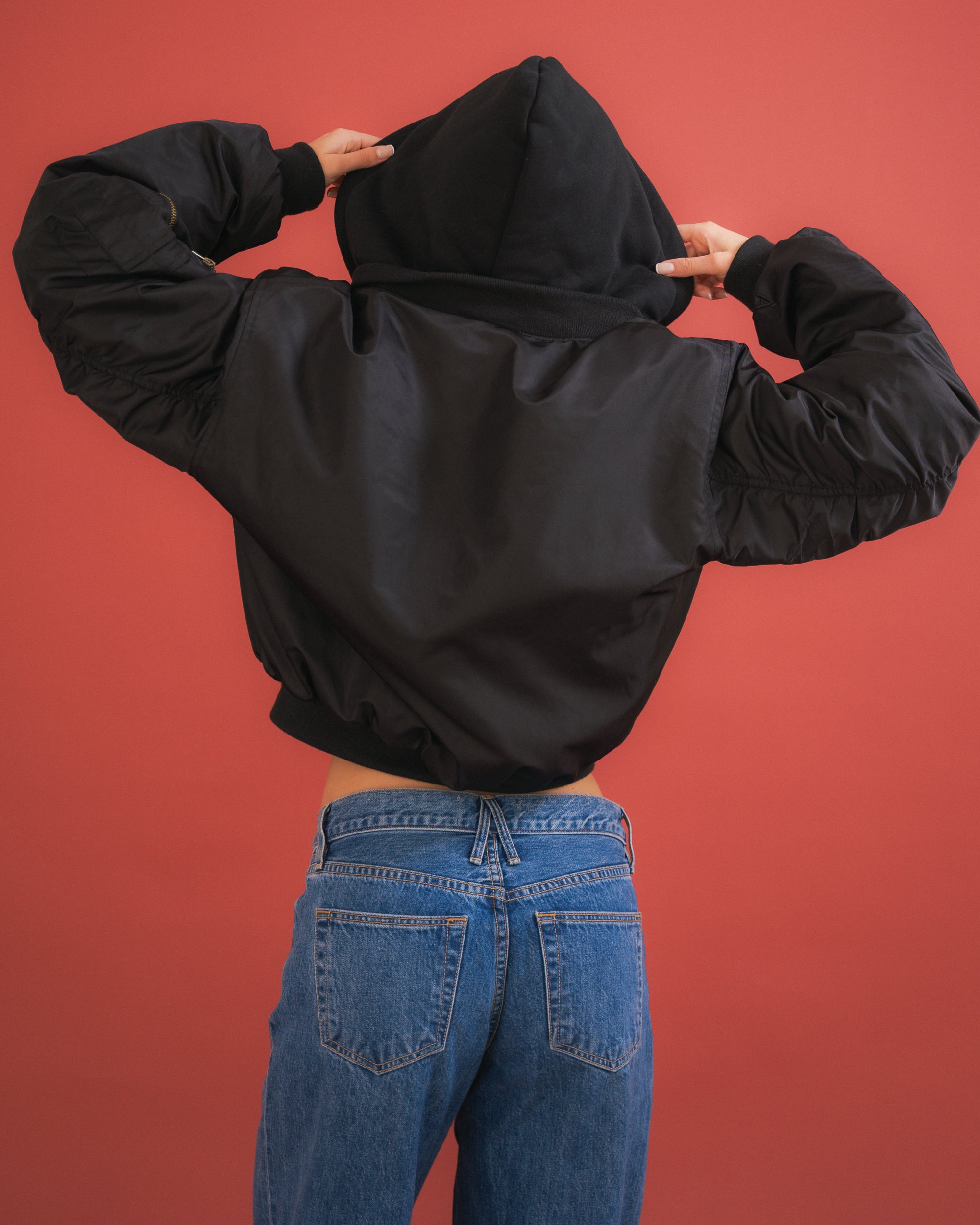 Roma Termini Hooded Bomber