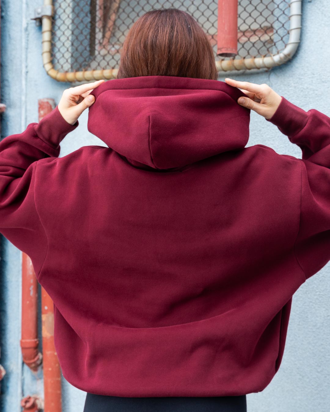 Anonima Hoodie - Velvet Wine