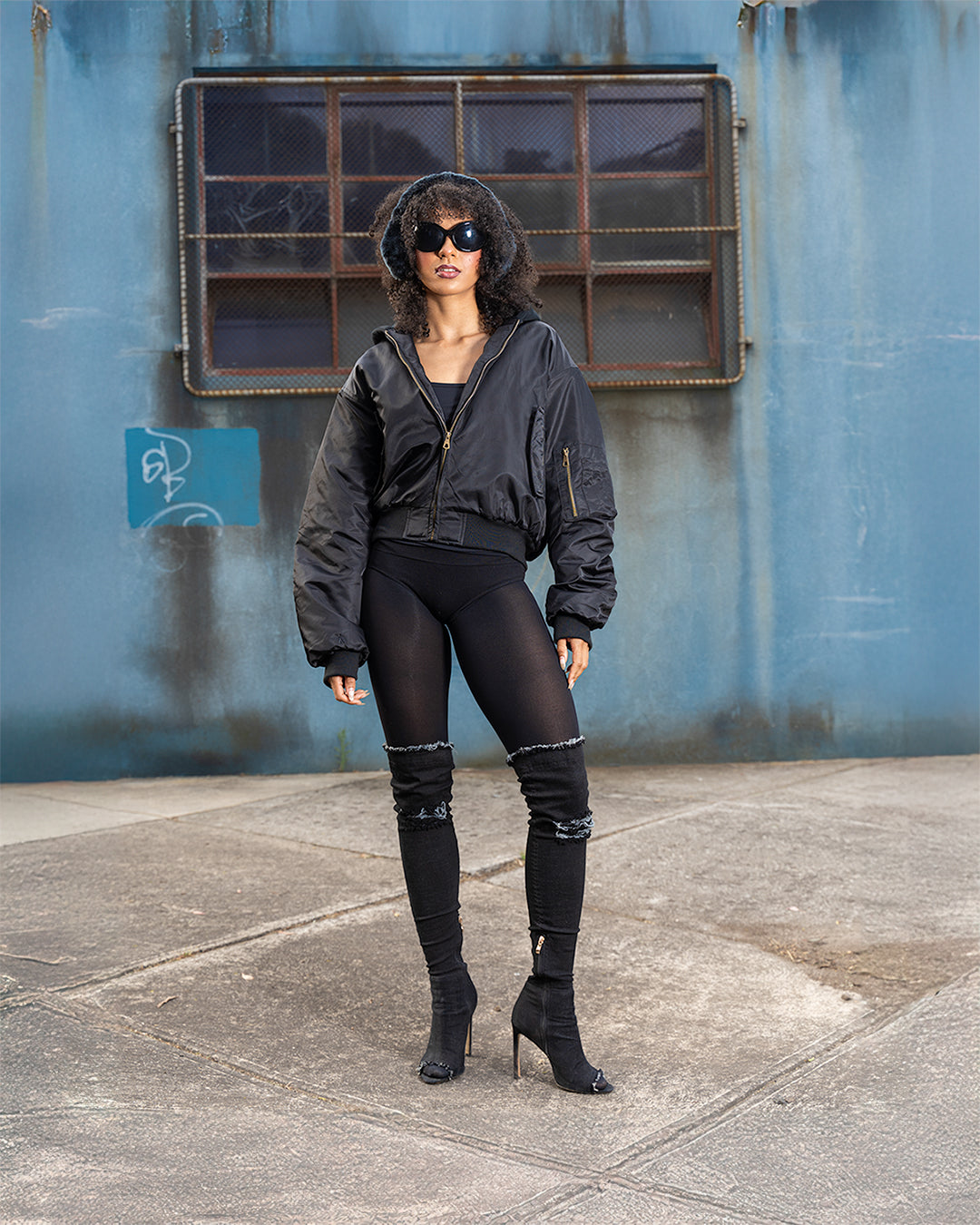 Roma Termini Hooded Bomber