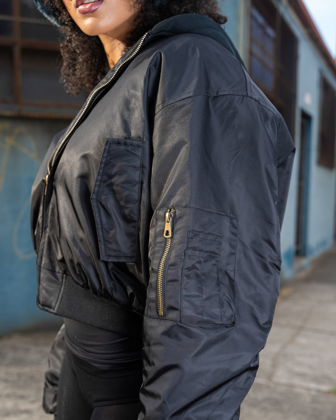 Roma Termini Hooded Bomber