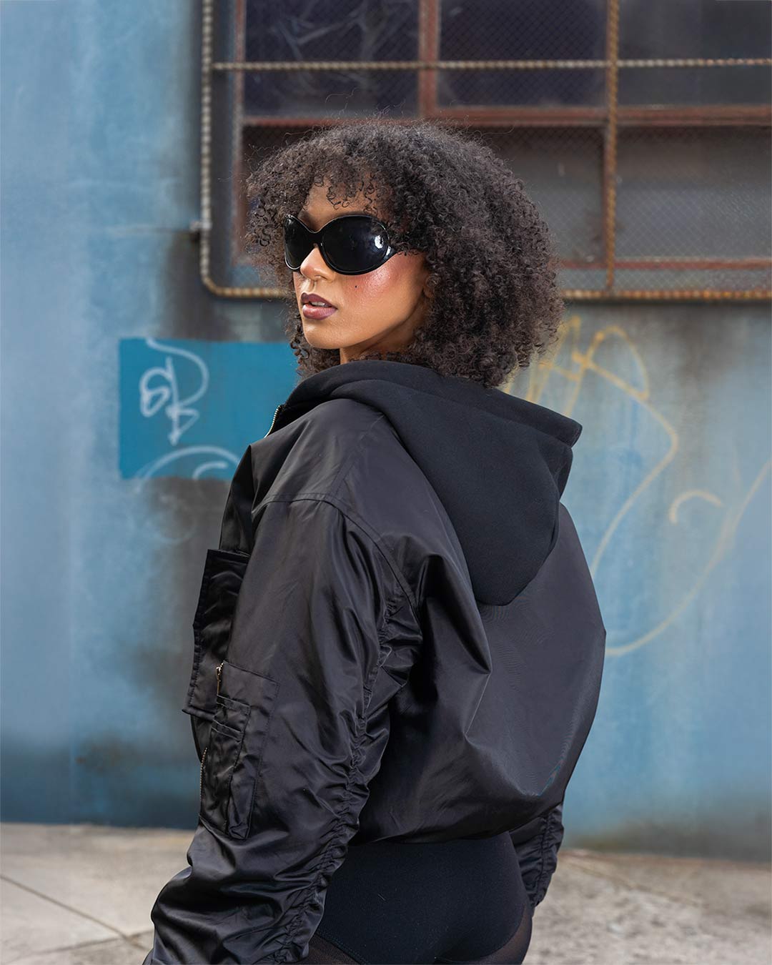 Roma Termini Hooded Bomber