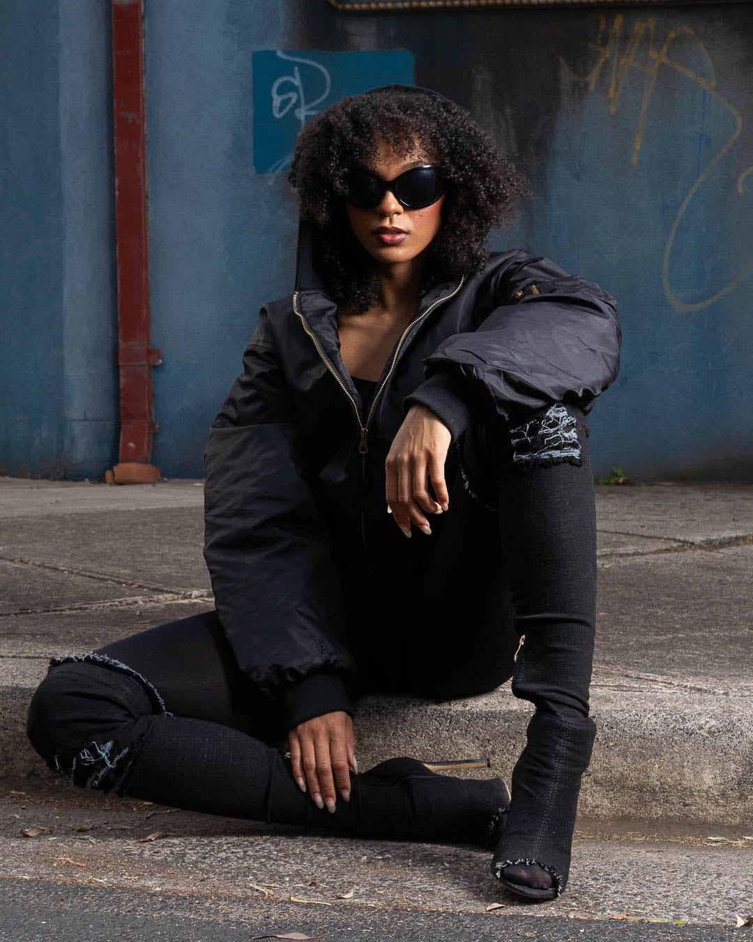 Roma Termini Hooded Bomber